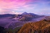 YANCONG Puzzle Collection 1000 Pièces Indonésie Java Pays des Merveilles du Volcan Puzzle en Bois 70X50Cm