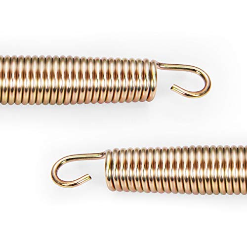 Gardenature Trampoline Springs 5.5 Inch, Heavy-Duty Galvanized Steel Replacement Spring with T-Hook, Weather Resistant Durable Commercial Size Springs 20 Pack
