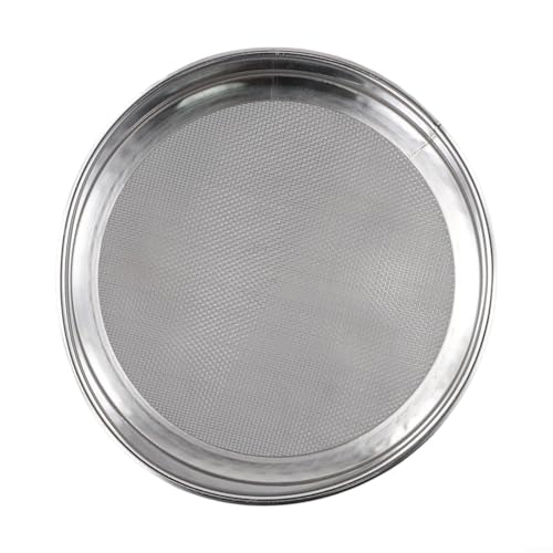 Setaccio per farina in acciaio inox, setaccio rotondo a 40 maglie per lievito, sale, cacao, zucchero, utensile da cucina, diametro 10-21 cm (A)