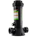 ProMotus Automatic Chlorinator for Inground Pool & Above Ground Pool,with 4.2lb Tank,in-line Chlorine Feeder Complete Kit