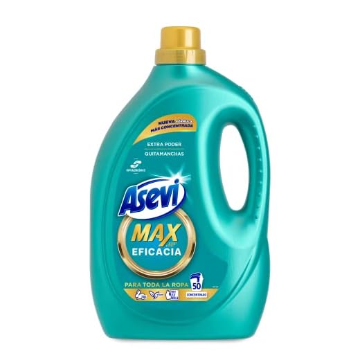 Detergente Asevi Max 50 Dosis