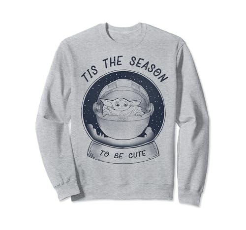 Sweatshirt The Mandalorian The Child de Noël pour adulte et fan de la saga Star Wars