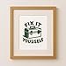 Azeeda 'Fix It Yourself Tool Box' Reusable Stencil – Durable Decorative Template for Painting and Spraying on Walls, Tiles, Wood, Fabric & Craft Projects - S (A6) (WS00071462)