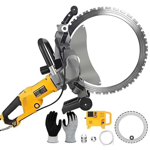 vnmudzeo Sierra De Anillo De Concreto Sin Escobillas De 8000 W, Profundidad De Corte De 29.5 Cm A 39.5 Cm, Cortadora De Concreto con Suministro De Agua, Motor Sin Escobillas,290mm/11.4'