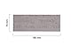 Mirka Abranet Netz-Schleifstreifen 70x198 mm Klett/Korn P600 / 50 Stk/zum Schleifen von Holz, Spachtel, Lack, Kunststoff / 5415005061