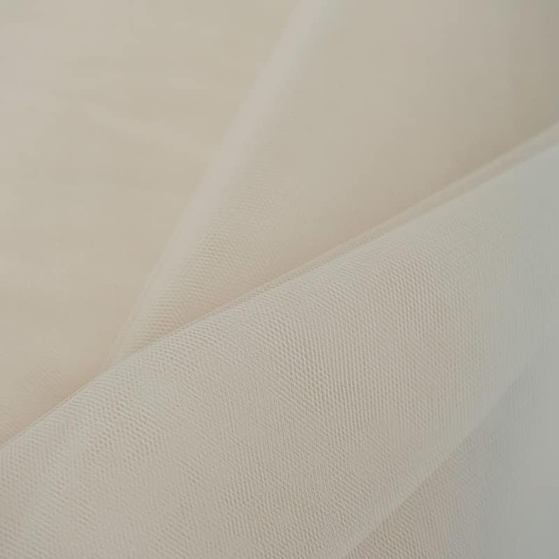 BalsaCircle 108-Inch x 50 Yards Ivory Extra Large Soft Net Tulle Fabric by The Bolt - Wedding Party Sewing Draping Decorations