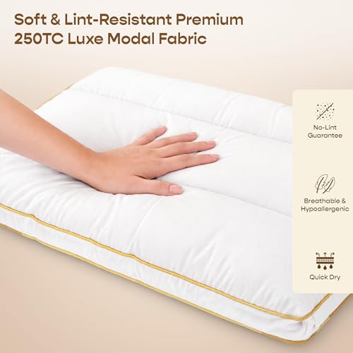 Image of SleepyCat Slim Pillow with Microfiber, Designed for Neck and Spine Alignment | Ideal for Minimal Elevation | Luxe Microfibre Pillow | Machine Washable |4-Piece, Standard Size, 26x16 inches