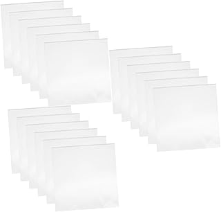 Homoyoyo 90 Pçs Saco De Proteção De Registro Sacos De Armazenamento Transparente Estojo De Plástico Sacos De Armazenamento De Plástico Transparente Bolsa De Registro De Vinil Capa Externa