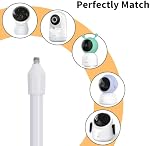 Moniteur universel de bébé avec 1/4 ,20 UNC Fil - Pas de pince de bureau avec plaque antidérapante, 80cm Bras flexible pour 360° Vue. Compatible avec BOIFUN WiFi Moniteurs & Tous les appareils photo standard 1/4.
