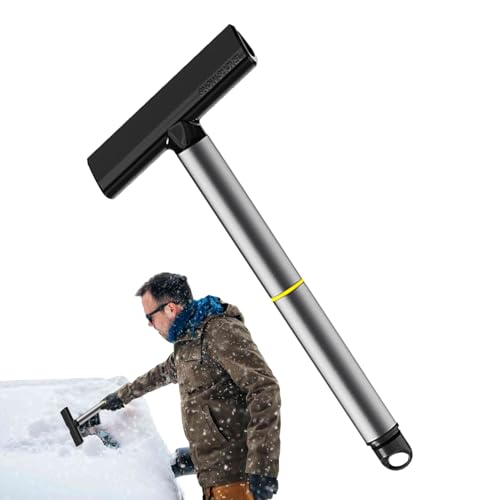 Genérico Rascador De Nieve para El Automóvil - Pala De Limpieza - Pala De Hielo - para La Limpieza De Ventanas del Hogar En Invierno para Autocaravanas SUV Camión Y Parabrisas Automotriz