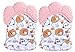FOUTP Lot de 2 Mitaines de dentition lavables durables pour bébé Gants de dentition anti-rayures bébé jouet de dentition lavable garçons filles Gants de protection Sans BPA Cadeau Nouveau-né (Rose)