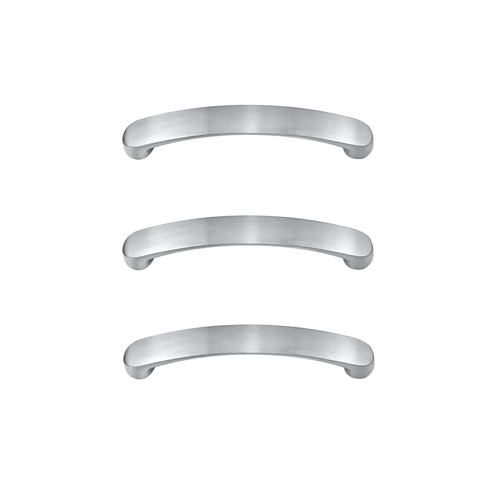 6 Maniglie Per Mobili In Alluminio - Argento - Per Cucina, Armadi E Cassetti - Distanza Fori 96 Mm - Foto 7