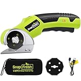 [ÉCLAIRAGE LED INTÉGRÉ] - Ce cutter universel sans fil SnapFresh est équipé d’un éclairage LED frontal intégré, idéal pour éclairer les zones sombres ou étroites comme les placards, garages ou espaces de rangement. Parfait pour les travaux manuels, le scrapbooking, l’aménagement intérieur ou les découpes industrielles