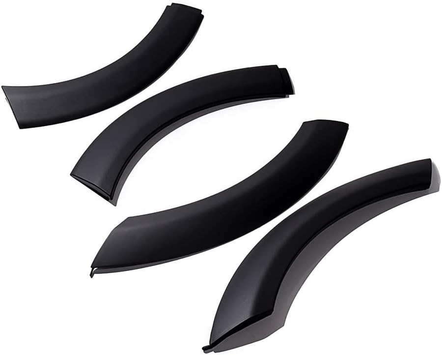 Compatible with 2002-2006 Mini Cooper R50 R53 S 05-08 R52 R52S Convertible 4 pcs of Front Left & Right Wheel Arch Hood Trim Fender Flares