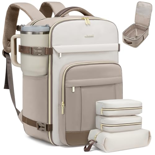 LOVEVOOK 40L Travel Backpack for Women & Men - 17.3 Inch Carry On Backpack & Personal Item Backpack...