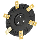 PEESHON Disco de Cuchilla de Cortacésped,Disco Ajuste de Cortacésped Robótico,Disco Cortacésped con 6 Cuchillas, Disco para Cortacésped Compatible con...