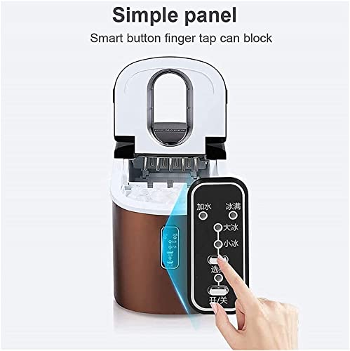 Máquina para hacer hielo portátil y compacta, 16KG/24H miniatura 6
