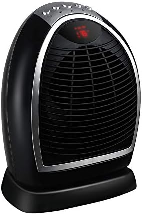 PELONIS NF15-9EN 1500W Fast Heating, Programmable Thermostat, Easy Control, Widespread, Heating & Tip-Over Switch Protection, Oscillating Digital Fan Heater