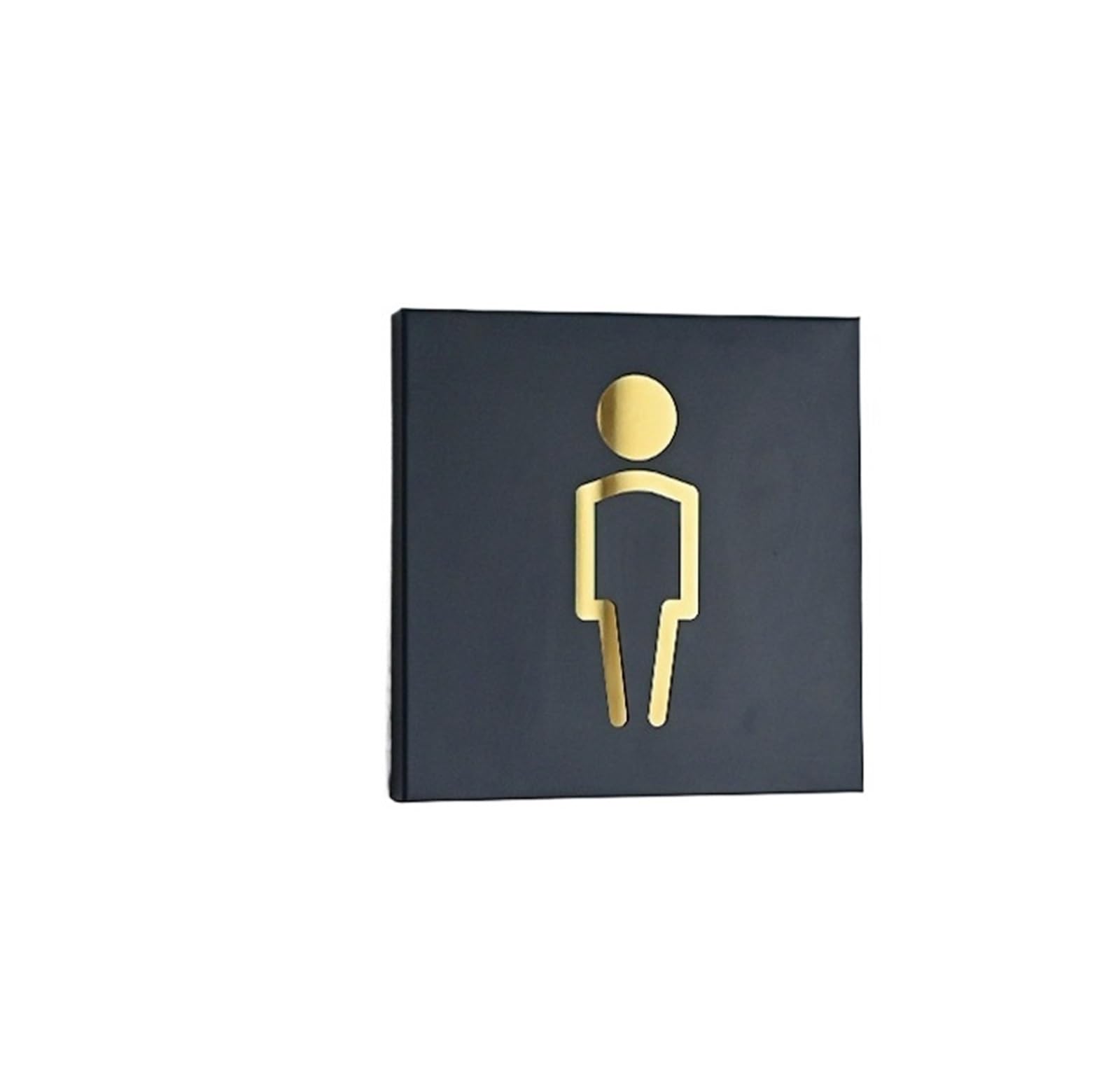 Cartel Aseos Tablero de muestra baño for hombres y mujeres, Wc for puerta, señales, placas Metal masculinas femeninas