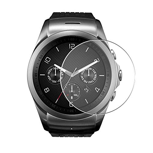 Puccy 3 Pack Tempered Glass Screen Protector Film, compatible with LG Watch Urbane 2 Smartwatch Hybrid Watch Protectors Guard new version