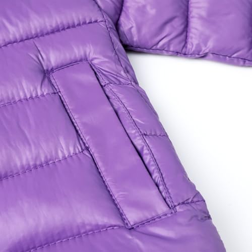 HILEELANG Kids Boy Girl Puffer Jacket Coat Hood Mid Length Light Weight Warm Insulated Padded Classic Solid Winter Outwear4