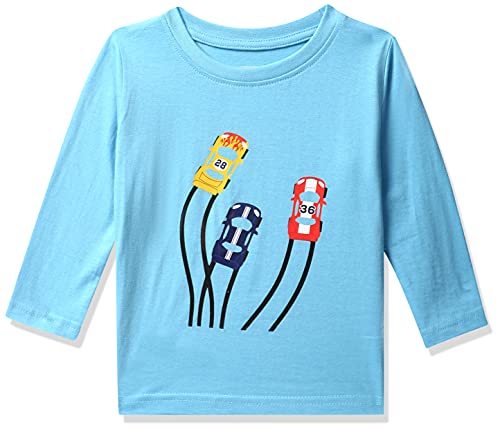 Image of MINITATU Baby-Boy's Animal Print Regular Fit T-Shirt