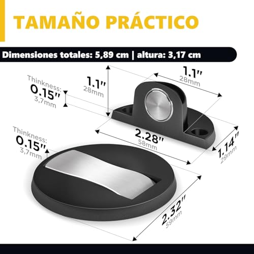 Tope para puerta con imán 14 Imagen adicional