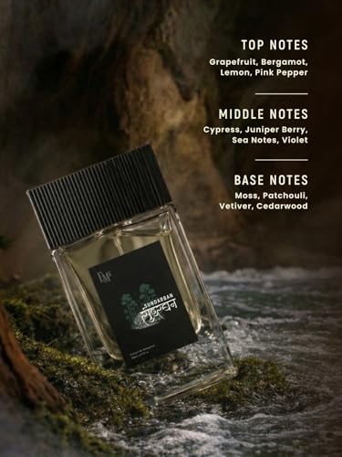 Image of EM5 Sundarban | Green, Wet Earthy, Vetiver | Extrait de Parfum for Men and Women | Long Lasting Niche Perfume with Natural Essential Oils | Luxury Perfume Gift for Him & Her | 50ml