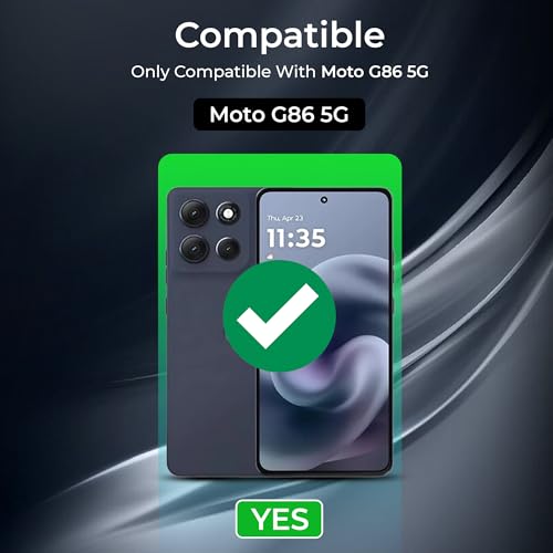 Image of A rtistque Clear Back Cover Case for Motorola Moto G86 | Compatible with Mag-Safe| Acrylic | Transparent Case | Shockproof TPU | Stylish Protective Design - Transparent