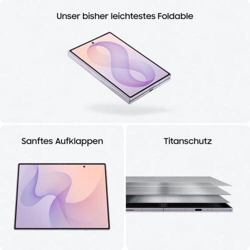 Samsung Galaxy Z Fold8 Smartphone, 256 GB Speicher, 12 GB RAM, Graphite