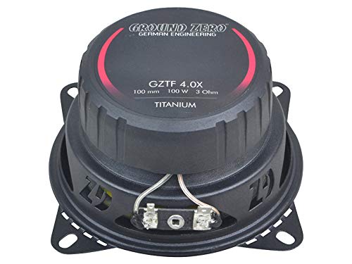 Ground Zero Lautsprecher GZTF 4.0X 200W 100 mm 2 Wege Koax passend für Mercedes Sprinter 901 902 903 904 905 1995-2006 Armaturenbrett vorne