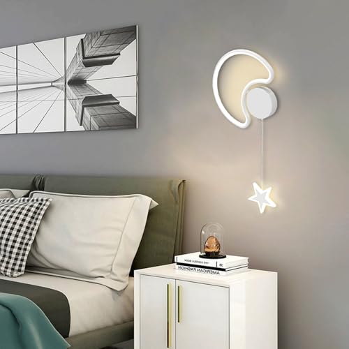 Aplique de pared LED infantil con 3 modos de color y estructura metálica moderna 7