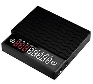 HOTUT – HOTUT Mini-Kaffeewaage mit Timer, USB Wiederaufladbare Espre