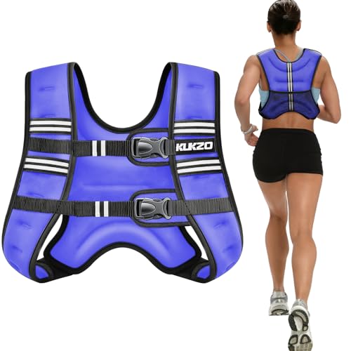 Image of Weighted Vest Woman 6 /8 /12 /16 /20 /25 /30lb Weight Vest for Women Men Body Weight Vests for Walking Strength Training Running Workout Jogging Fitness