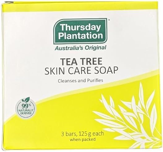 Tea Tree Skin Care Soap. 4 Oz. (3 Pack)