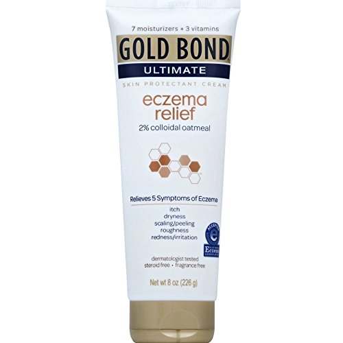 Gold Bond Ultimate Eczema Relief Skin Protectant Cream 8 oz ( Pack of 4
