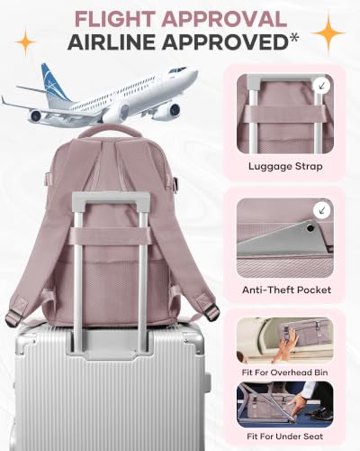Image of coofay Travel Backpack Carry On Flight Aapproved Personal Item Travel Bag Mochila De Viaje Travel Backpack For Men Spirit Airlines Personal Item Bag 18x14x8 Carry On Backpack For Airplanes