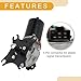 Partuto Windshield Wiper Motor No.2881013E10/288103S500 Car Front Windscreen Wiper Motor Replacement for Nissan Frontier 1998-2004 for Nissan Maxima 1989-1994 for Nissan Stanza 5 Pin