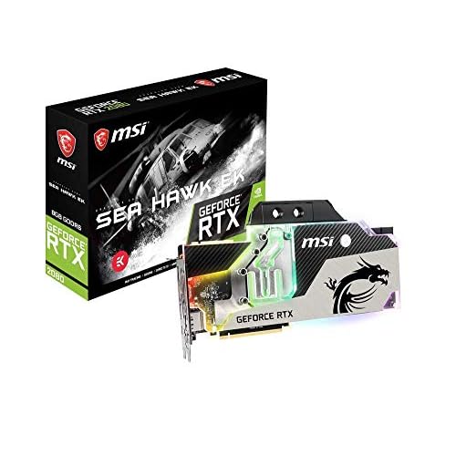 MSI 117043 GeForce RTX 2080 SEA Hawk EK X, Schwarz