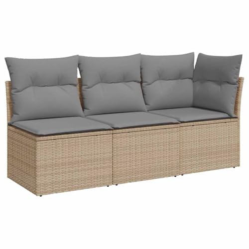 vidaXL Canapé de Jardin avec Coussins 2 Places, Siège avec Housse, Meuble de Terrasse Patio...