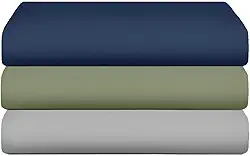 Kit Com 3 Lençol de Malha Casal Com Elástico 100% Algodão - Linha Casa (KIT 1)