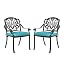 Antique Bronze / Ocean Blue
