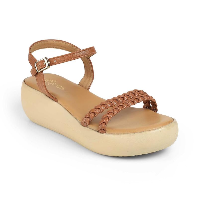tresmode LEVE Women's Dress Wedge Sandals-picture-19