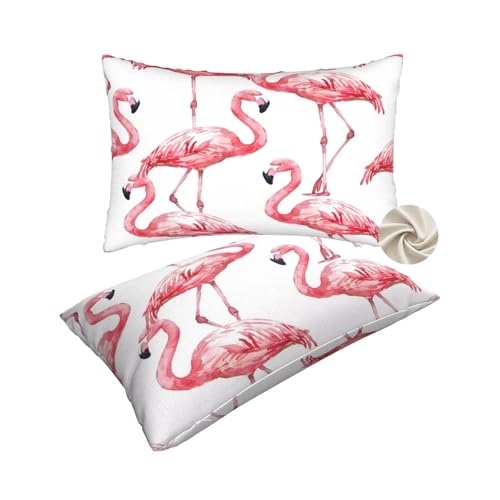 Coussin canapé décoration maison rose avec housse 60x80 cm amovible