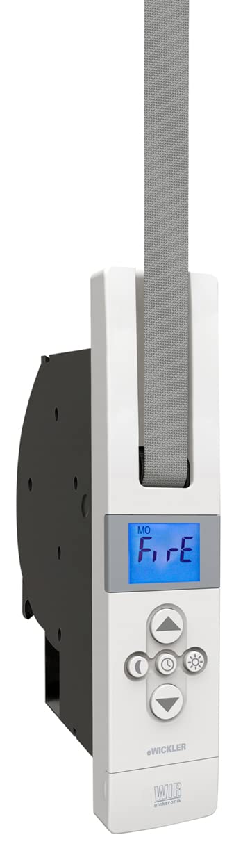 WIR elektronik eWICKLER Comfort Funk-Set, eW845-F Maxi, elektrischer Gurtwickler + Matter Bridge V7 mini, für 17-23 mm Gurtband, Unterputz, bis 75 kg, Smart Home (5 Fenster)