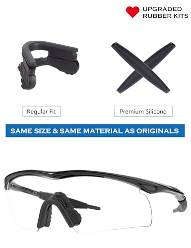 Image of Replacement Earsocks & Nosepieces Rubber Kits for Oakley M Frame Heater /M Frame Sweep /M Frame Strike /M Frame Hybrid Sunglass