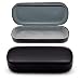 Black Glasses Case Hard Shell | Medium Size | Eye Glasses, Reading Glasses, Sunglasses Case For Men, Women, Kids