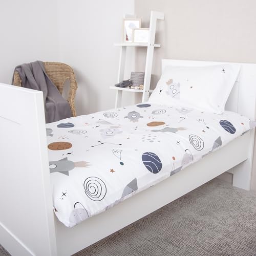 Linge de lit bébé cosmos coton renforcé pour des nuits étoilées - 3