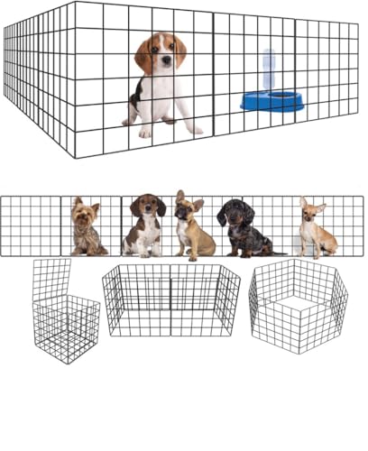 Cercadinho Para Cachorro Cercado Pet De 30x30Cm Tela Grade Cerca Para Filhote (Branco, 30x30, 4)