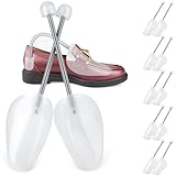 SULPO Schuhspanner Weiss – Verstellbare Schuhspanner Herren & Damen, Shoe Stretcher mit Spiralfeder für Schuhe Große 40-44 5 Paare